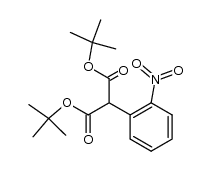 di-t-butyl 2-(2-nitrophenyl)malonate结构式