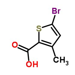 5-溴-3-甲基噻吩-2-甲酸结构式