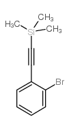 (2-溴苯基乙炔基)三甲基硅烷结构式