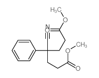Heptanedioicacid, 4-cyano-4-phenyl-, 1,7-dimethyl ester结构式