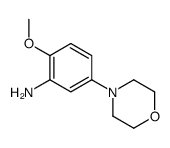 2-甲氧基-5-吗啉苯胺结构式