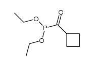 diethyl cyclobutanecarbonylphosphonite结构式