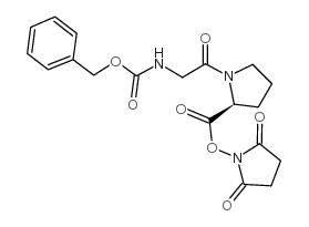 Z-Gly-Pro-OSu结构式