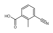 3-cyano-2-methylbenzoic acid结构式