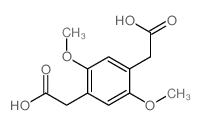 2-[4-(carboxymethyl)-2,5-dimethoxy-phenyl]acetic acid结构式