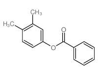 (3,4-dimethylphenyl) benzoate结构式
