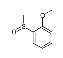 1-methoxy-2-methylsulfinylbenzene结构式