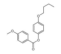 4-Methoxybenzoic acid 4-butoxyphenyl ester结构式