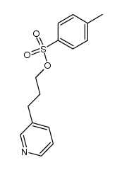 toluene-4-sulfonic acid 3-(pyridin-3-yl)-propyl ester结构式