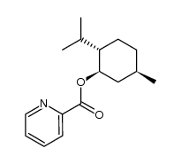 (1R,2S,5R)-2-isopropyl-5-methylcyclohexyl picolinate结构式