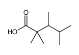 2,2,3,4-tetramethylpentanoic acid结构式