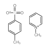 4-methylbenzenesulfonic acid; 1-methylpyridine结构式