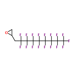 3-(全氟正辛基)-1,2-环氧丙烷结构式