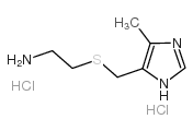 2-[[(5-methyl-1H-imidazol-4-yl)methyl]thio]ethylamine dihydrochloride结构式