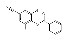 4-羟基-3,5-二碘苯甲酸苯甲腈结构式