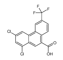 1,3-dichloro-6-(trifluoromethyl)phenanthren-9-carboxylic acid结构式