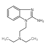 1-(2-二乙基氨基乙基)-1H-苯并咪唑-2-胺结构式