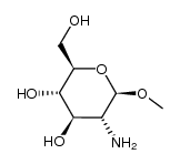 (2R,3S,4R,5R,6R)-5-amino-2-(hydroxymethyl)-6-methoxytetrahydro-2H-pyran-3,4-diol结构式