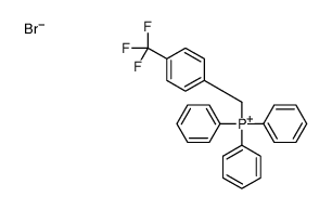 triphenyl-[[4-(trifluoromethyl)phenyl]methyl]phosphanium,bromide结构式