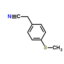 4-(甲硫基)苯基乙腈结构式