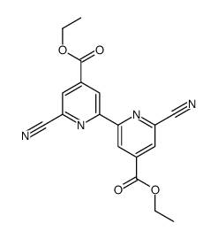 DIETHYL 6,6'-DICYANO-2,2'-BIPYRIDINE-4,4'-DICARBOXYLATE结构式