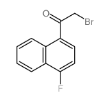 Ethanone,2-bromo-1-(4-fluoro-1-naphthalenyl)-结构式
