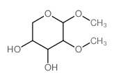 5,6-dimethoxyoxane-3,4-diol结构式
