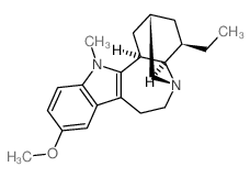 12-Methoxy-16-methylibogamine结构式