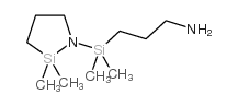 3-[(2,2-DIMETHYL-1,2-AZASILOLIDIN-1-YL)-(DIMETHYL)-SILYL]-1-PROPANAMINE结构式