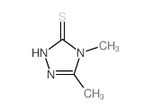 4-甲基-5-甲基-4H-[1,2,3]三唑-3-硫醇结构式
