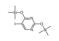 5-iodo-2,4-bis-O-trimethylsilyluracil结构式