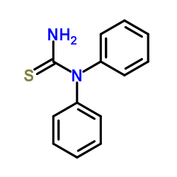 1,1-二苯基硫脲结构式