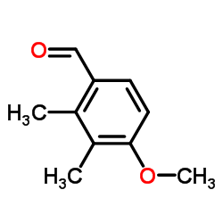 4-甲氧基-2,3-二甲基苯甲醛结构式