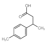 3-(4-methylphenyl)butanoic acid结构式