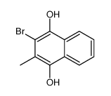 2-bromo-3-methylnaphthalene-1,4-diol结构式