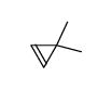 3,3-dimethylcyclopropene结构式