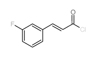 3-(3-氟苯基)-2-丙烯酰氯结构式