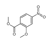 2-甲氧基-4-硝基苯甲酸甲酯结构式