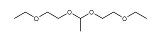 1,1-bis-(2-ethoxy-ethoxy)-ethane结构式