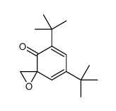 5,7-ditert-butyl-1-oxaspiro[2.5]octa-5,7-dien-4-one结构式