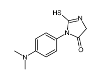 3-[4-(dimethylamino)phenyl]-2-sulfanylideneimidazolidin-4-one结构式