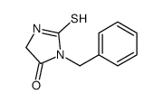 3-BENZYL-2-MERCAPTO-3,5-DIHYDRO-4H-IMIDAZOL-4-ONE结构式