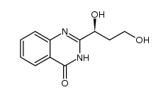 1-[1(S),3-dihydroxypropyl]quinazolin-4(1H)-one结构式