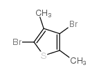 2,4-dibromo-3,5-dimethylthiophene结构式