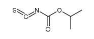 2-propyloxycarbonylisothiocyanate结构式