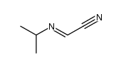 N-isopropylformimidoyl cyanide结构式