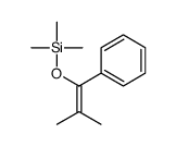 trimethyl-(2-methyl-1-phenylprop-1-enoxy)silane结构式