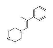 1-(4-morpholino)-2-phenylpropene结构式