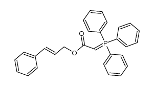 carbocinnamyloxymethylenetriphenylphosporane结构式