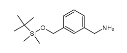 3-(tert-butyldimethylsilyloxymethyl)benzylamine结构式